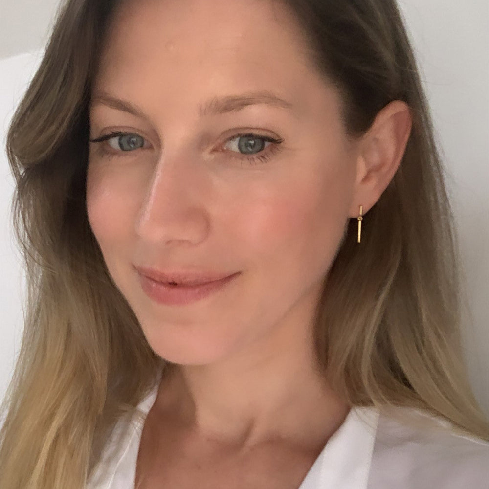 Minimalist Dainty Silver Bar Stud Earrings - Vurchoo Ethical Jewellery