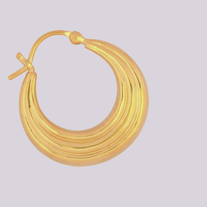 Silver Layered Hoop Earrings - Vurchoo Ethical Jewellery