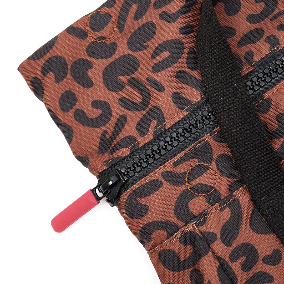 Canfield Backpack in Scarlet Leopard Canvas