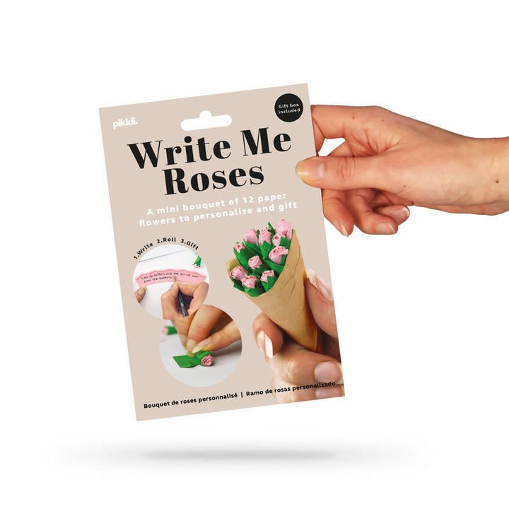 Write Me Roses | Personalised Love Gift | Slide Box Keepsake