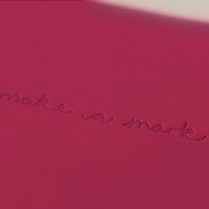 Notebook A5 Recycled Leather Lined Paper Pink