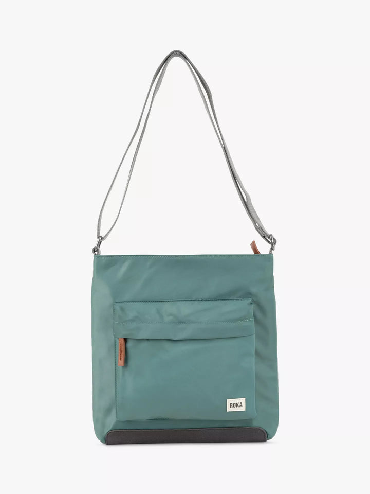 Kennington Recycled Nylon Crossbody Bag, Sage