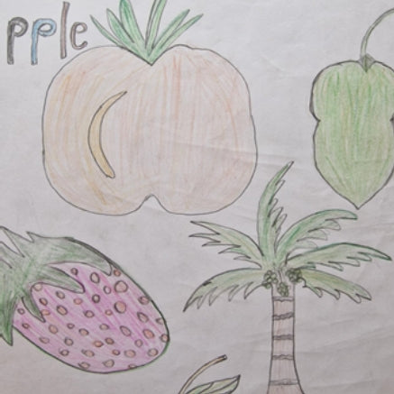 Petite Apple Sterling Silver Stud Earrings