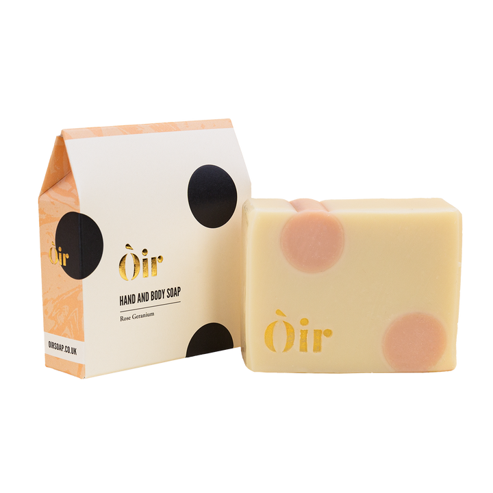 Rose geranium hand and body soap