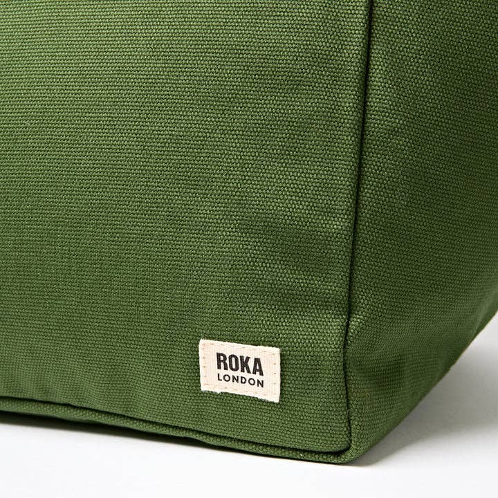 Marylebone Tote Bag in Artichoke Cotton Canvas