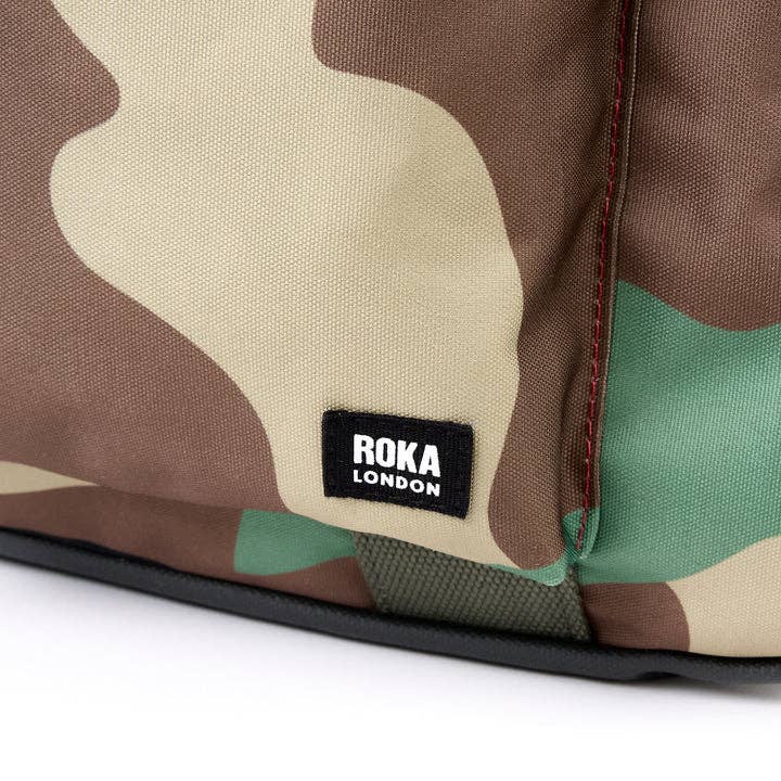 Gatwick Duffel Bag in Vintage Camo Canvas