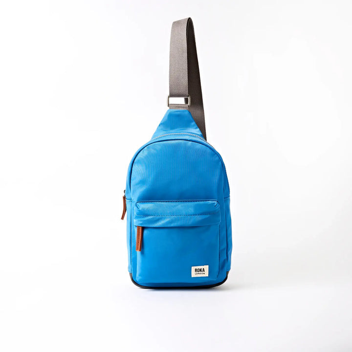 Willesden Sling Bag in Malibu Blue Nylon