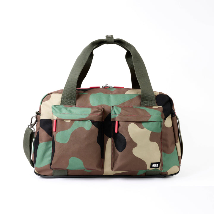 Gatwick Duffel Bag in Vintage Camo Canvas