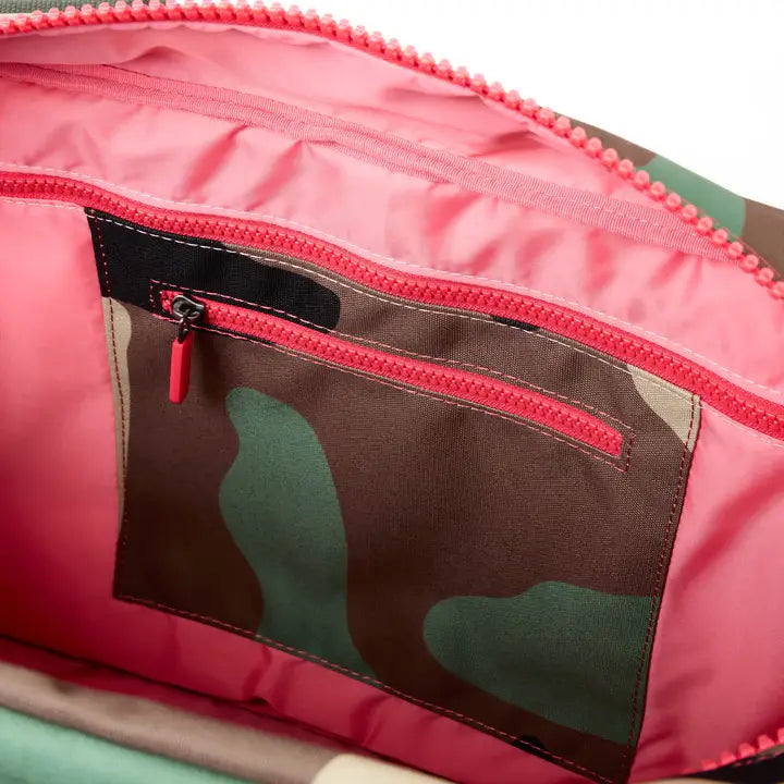 Gatwick Duffel Bag in Vintage Camo Canvas