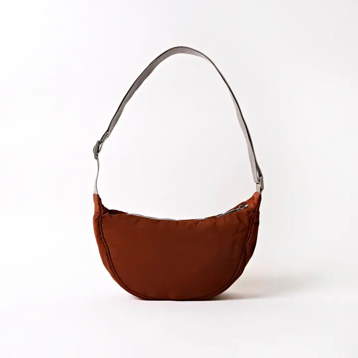 Farringdon Half Moon Bag in Henna Taslon