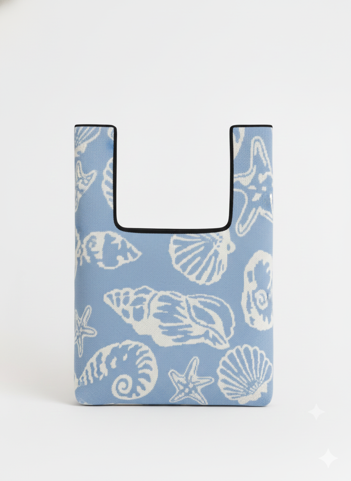 Seaside Shells – Knitted Bag