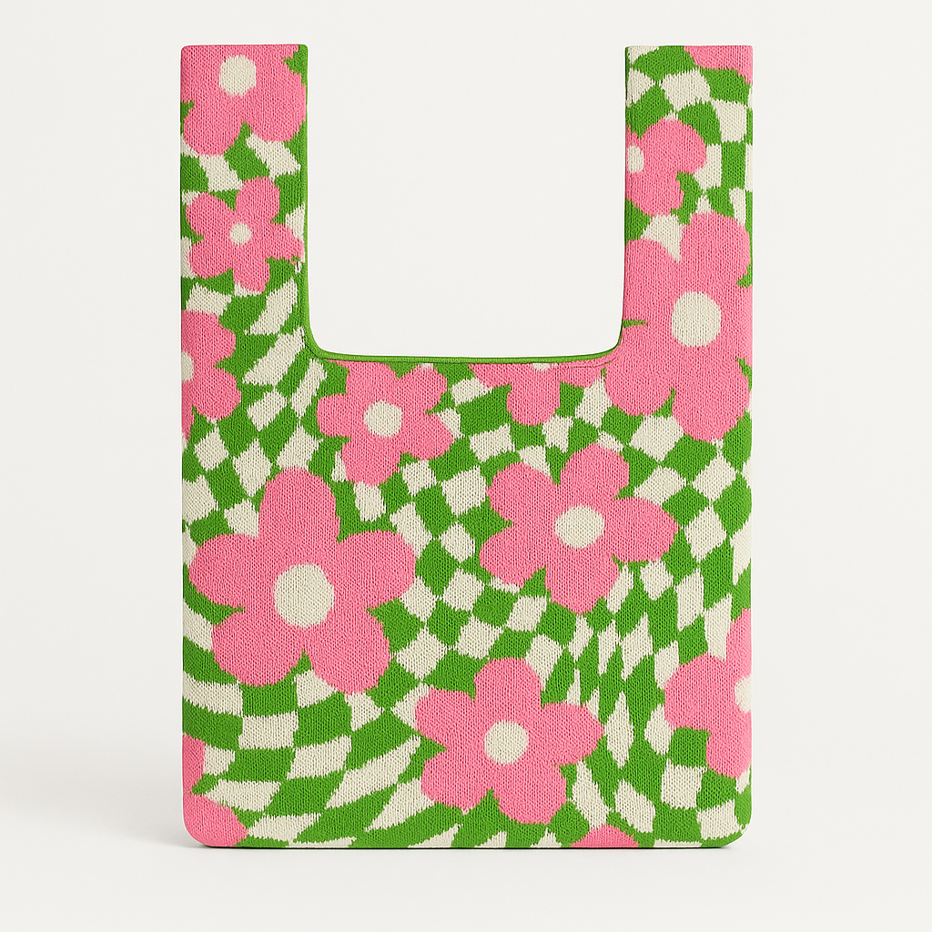 Garden Checker - Knitted Bag