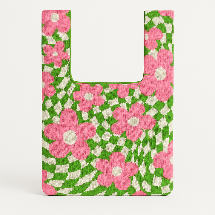 Garden Checker - Knitted Bag