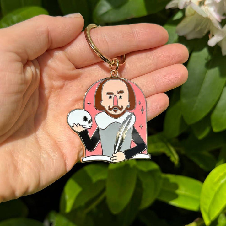 William Shakespeare KeyChain Literary Gift & London Souvenir