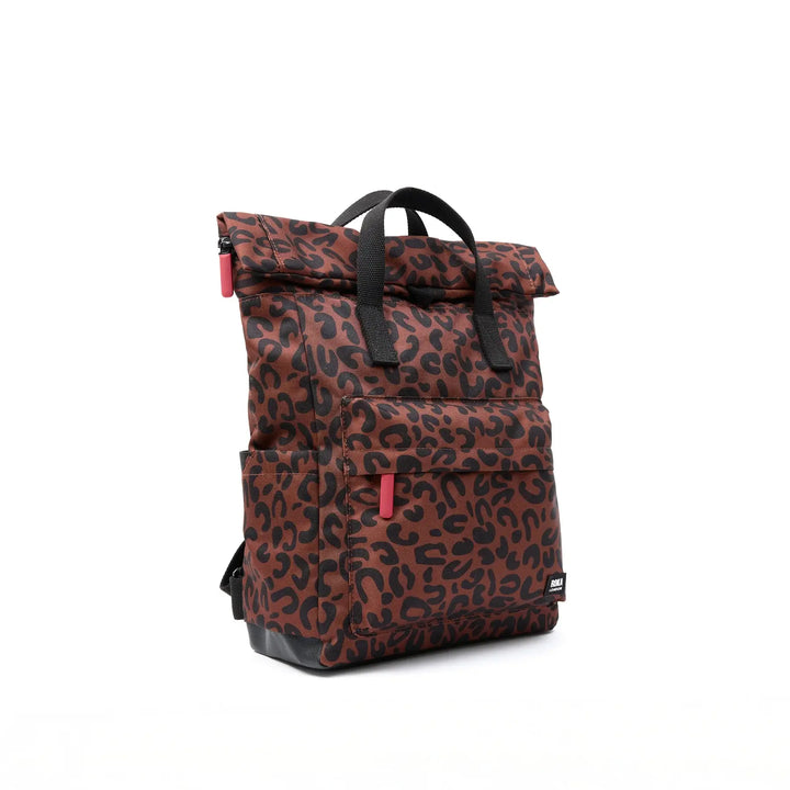 Canfield Backpack in Scarlet Leopard Canvas