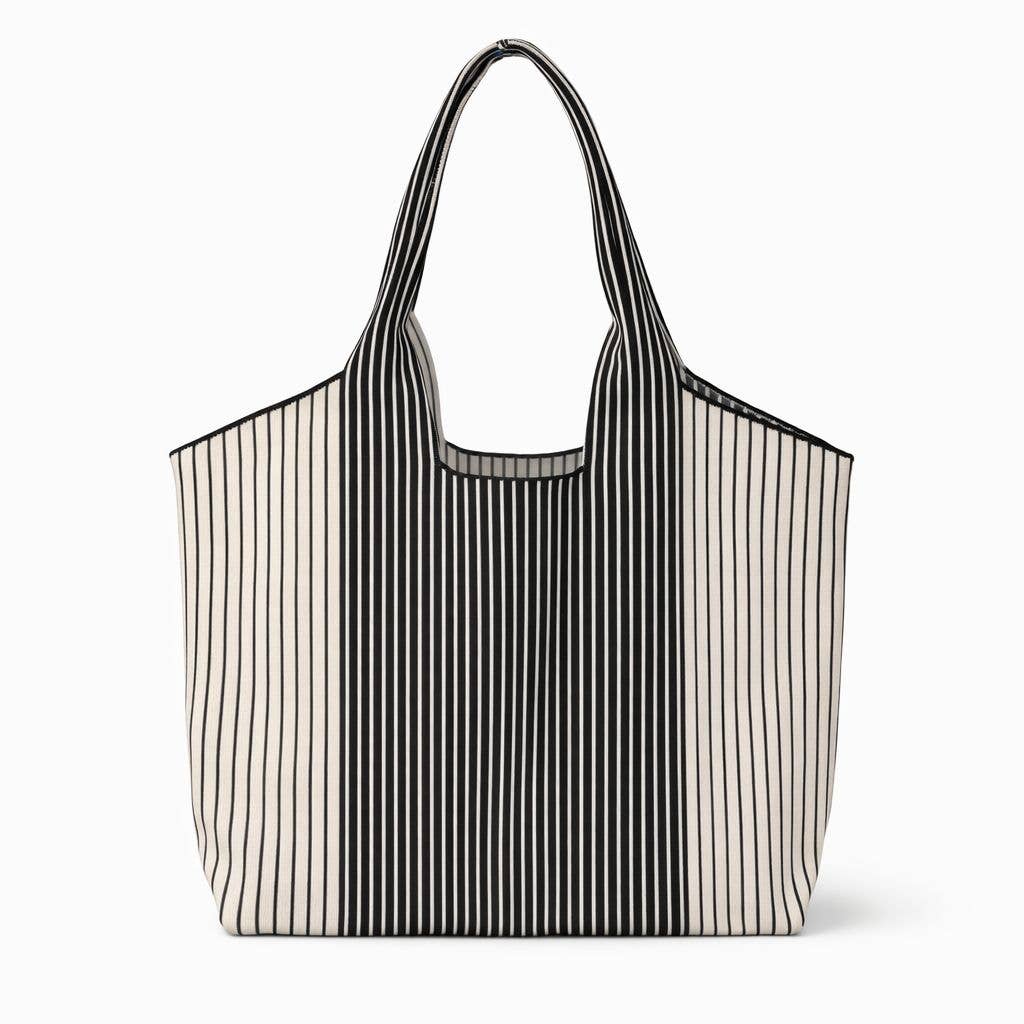 Two-Tone Vertical Pinstripe Knit
