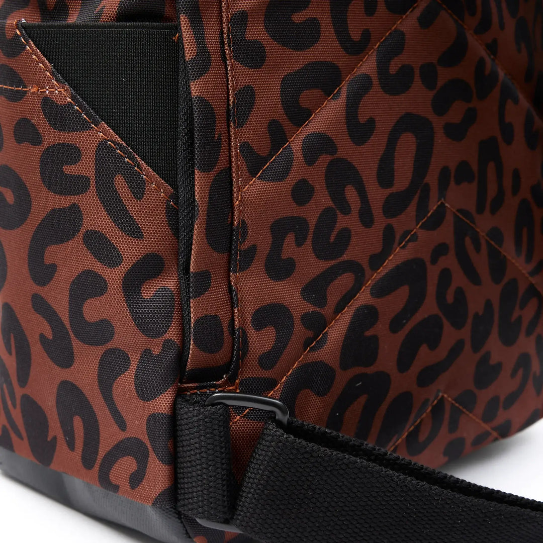 Canfield Backpack in Scarlet Leopard Canvas