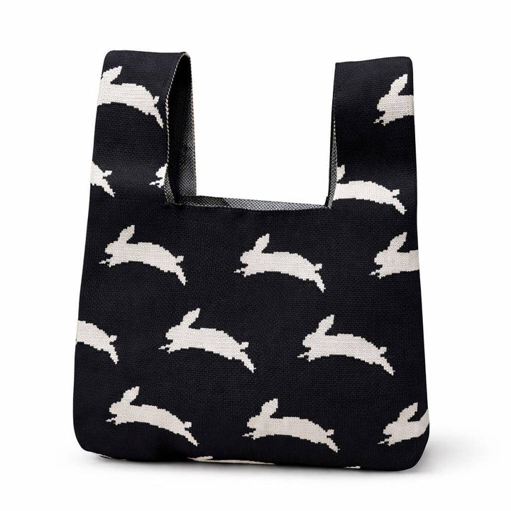 Leaping Rabbit - Knitted Bag
