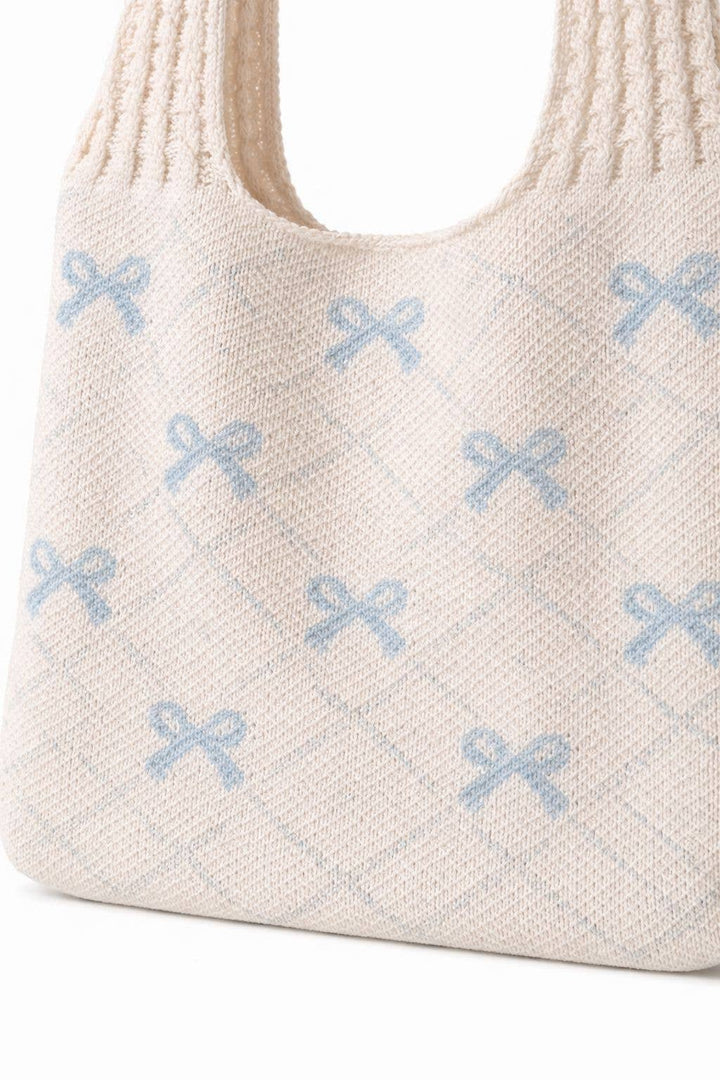 Ribbon Reverie crochet Tote