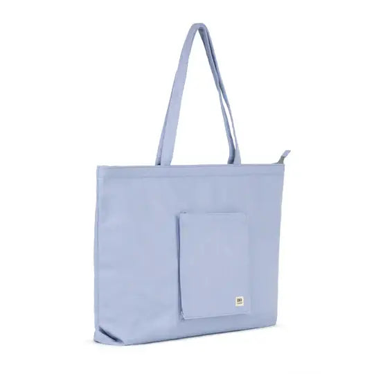 Portobello Tote Bag in Periwinkle Cotton