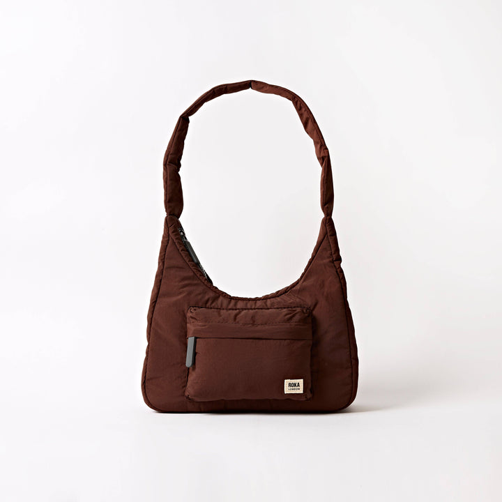 Belsize Handbag in Chocolate Taslon