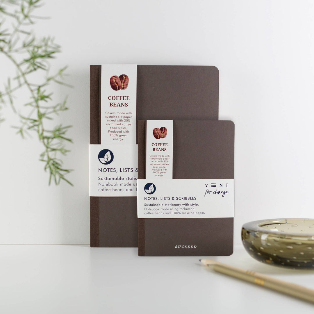 Sucseed A6 Notebook Reclaimed Coffee Beans