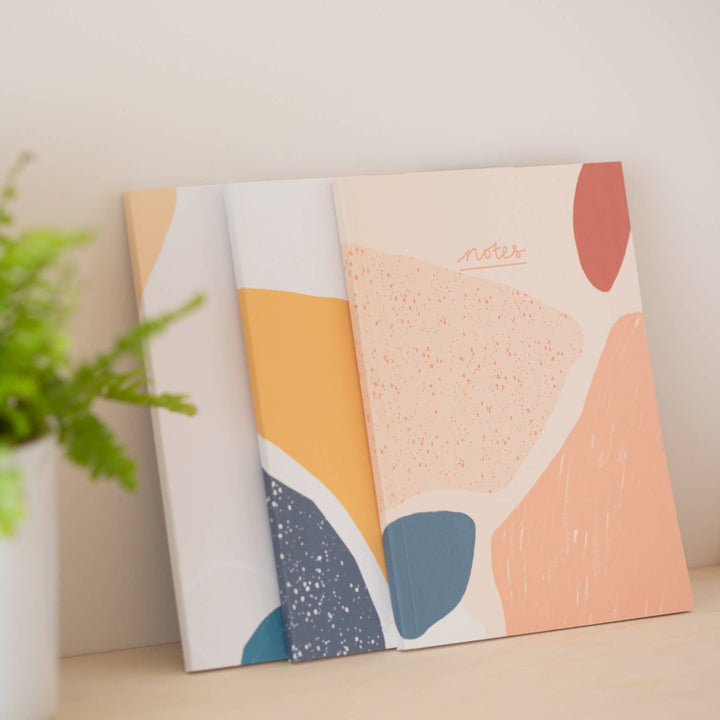 Notebook A5 100% Notes Collection Plain Paper - Coral