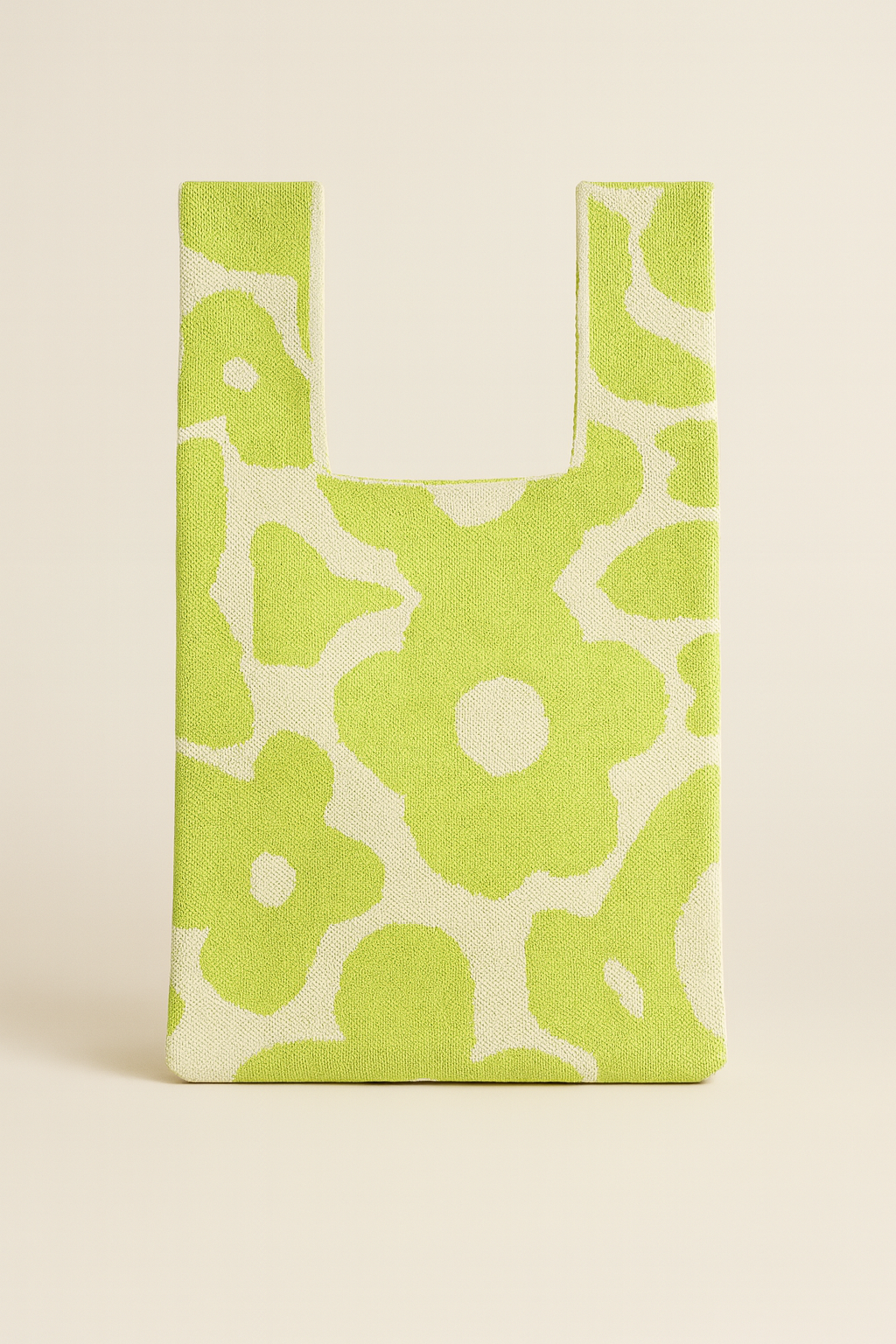 Retro Petal - knitted bag