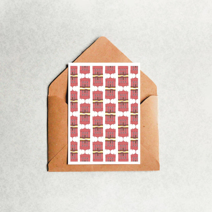 A6 Greeting Card “Senate House Pattern” Cambridge UK