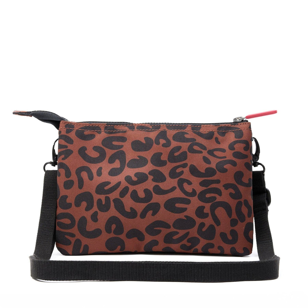 Carnaby Crossbody Bag in Scarlet Leopard Canvas