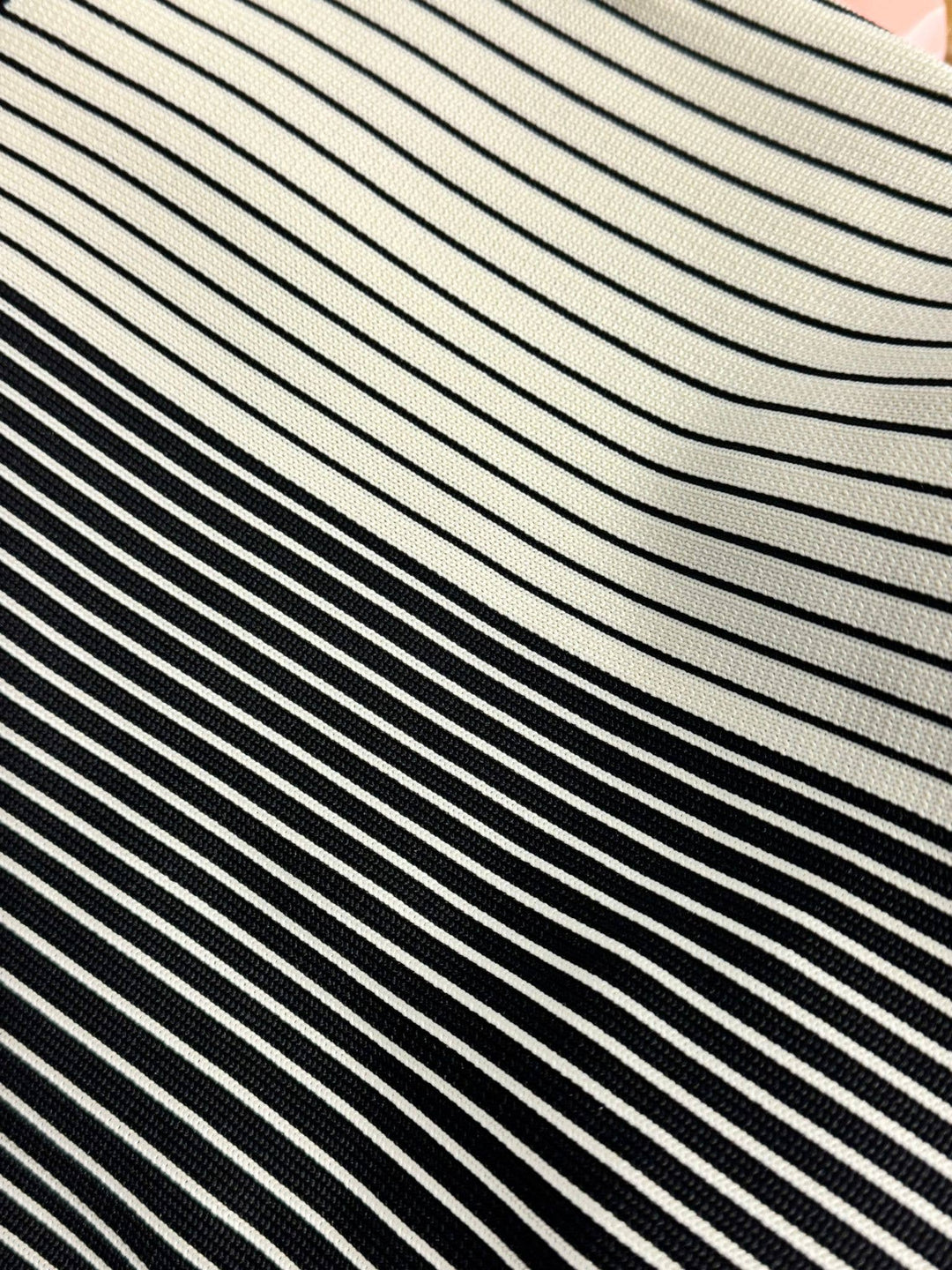 Two-Tone Vertical Pinstripe Knit