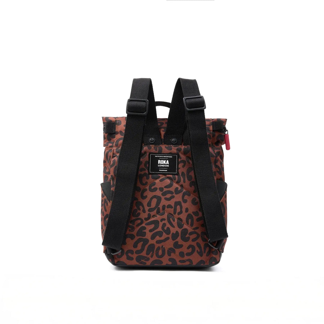 Canfield Backpack in Scarlet Leopard Canvas