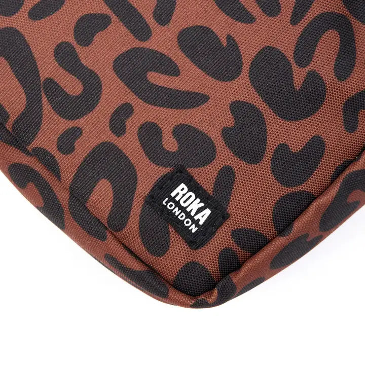 Bond Crossbody Bag in Scarlet Leopard Canvas