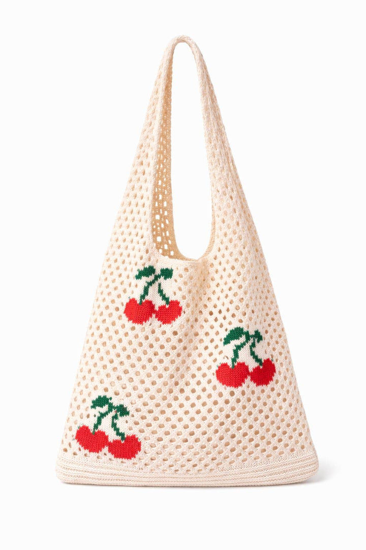 Cherry On Top Crochet Tote