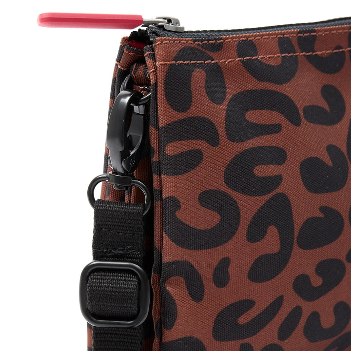 Carnaby Crossbody Bag in Scarlet Leopard Canvas
