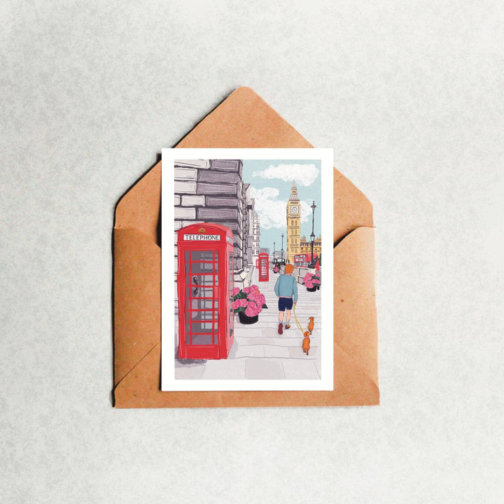 A6 Greeting Card “London Big Ben” London UK