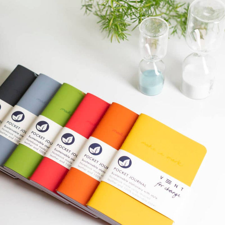 Notebook A6 Recycled Leather & Paper Journal