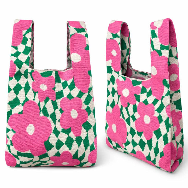 Garden Checker - Knitted Bag