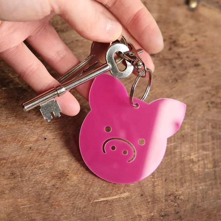 Lucky Pig Keyring