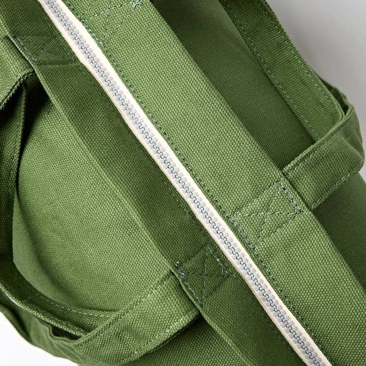 Marylebone Tote Bag in Artichoke Cotton Canvas