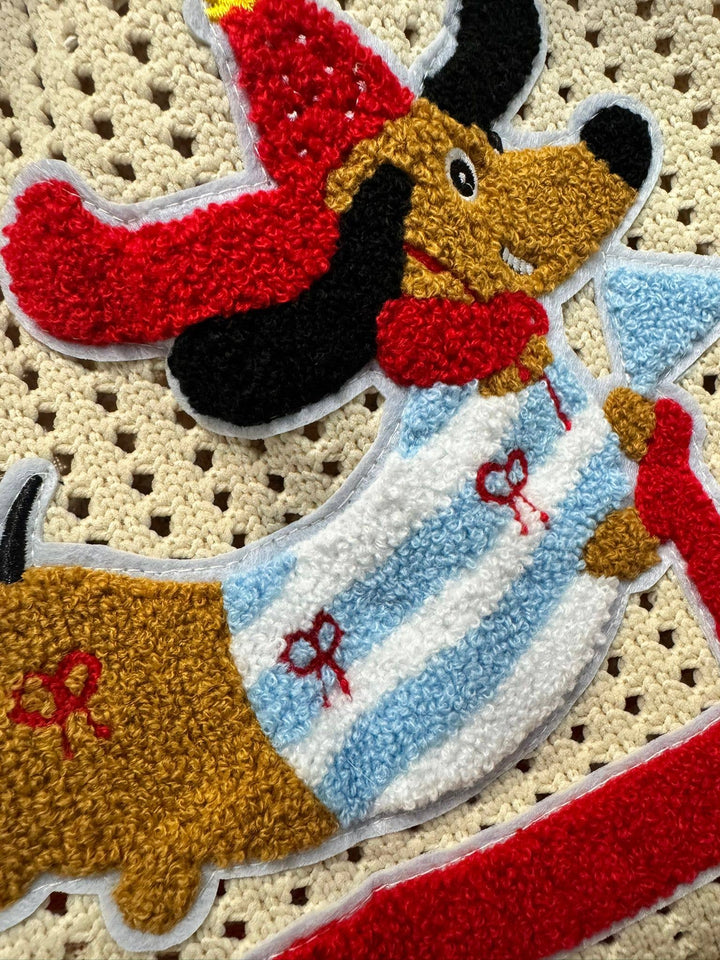 Rain Boots Puppy - Knitted bag