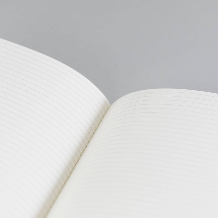 Notebook A5 Recycled Leather Lined Paper - Yellow