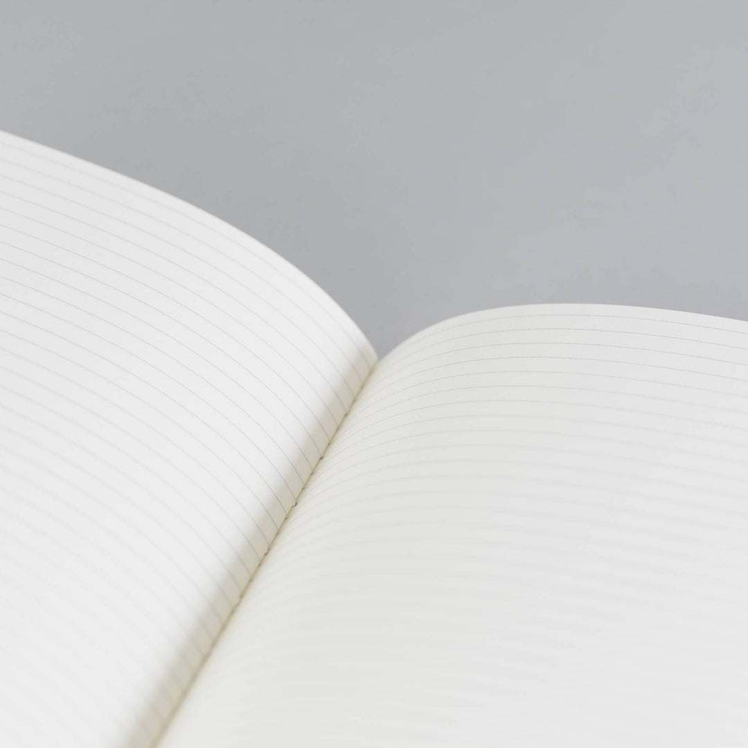 Notebook A5 Recycled Leather Lined Paper - Green