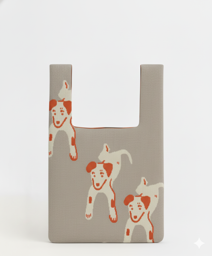Puppy Parade Collection - Knitted Bag