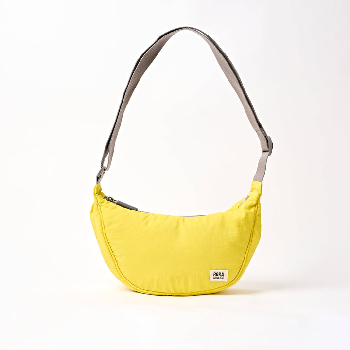 Farringdon Half Moon Bag in Passion Fruit Taslon