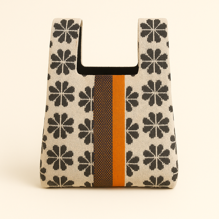 Heritage Bloom - Knitted bag