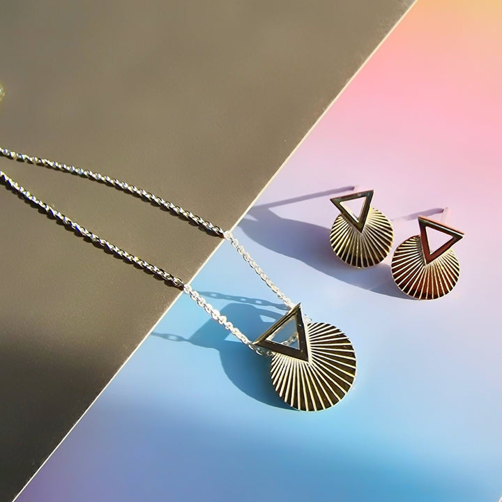 Art Deco Sterling Silver Chain Necklace - Vurchoo Ethical Jewellery