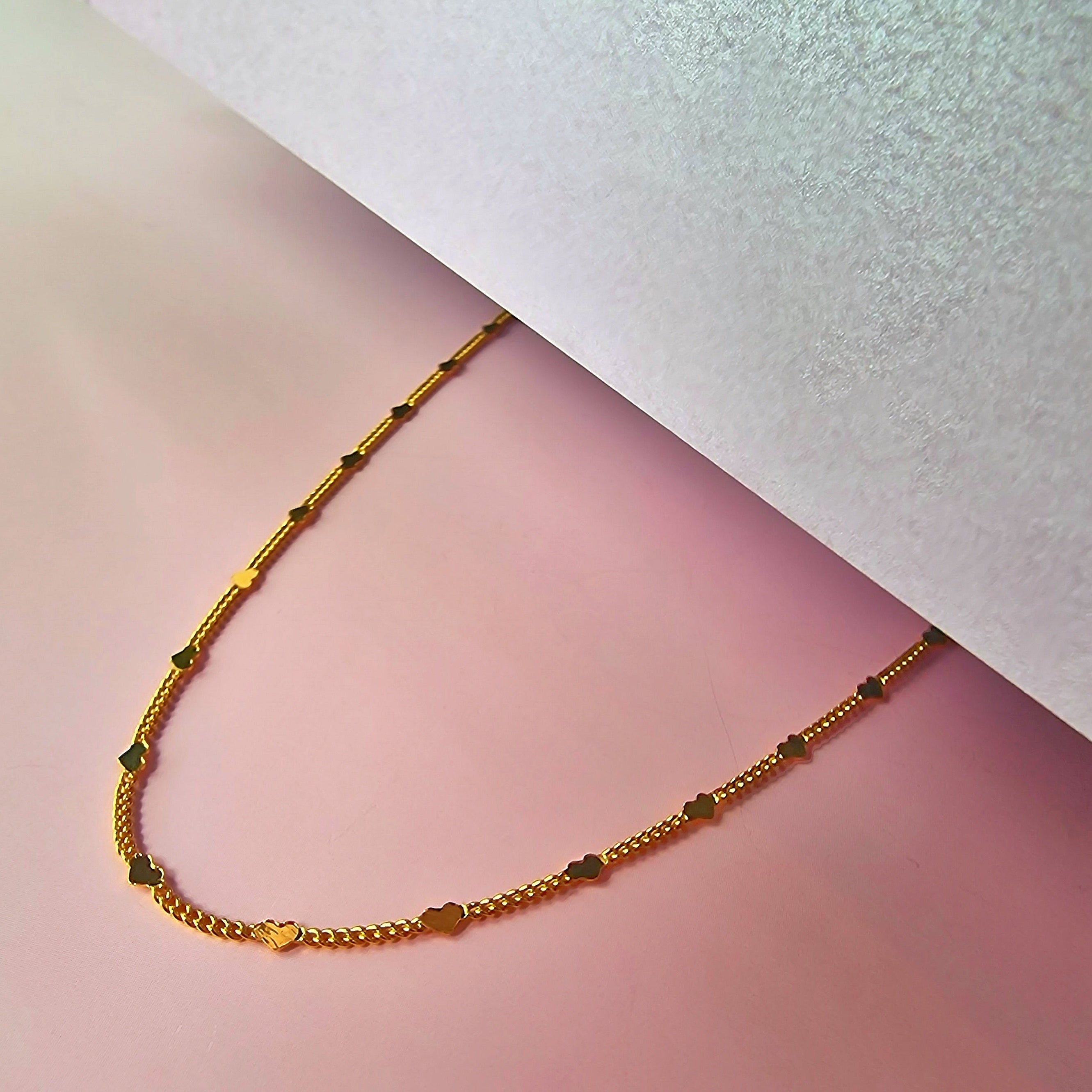 Heart Dainty Chain Gold