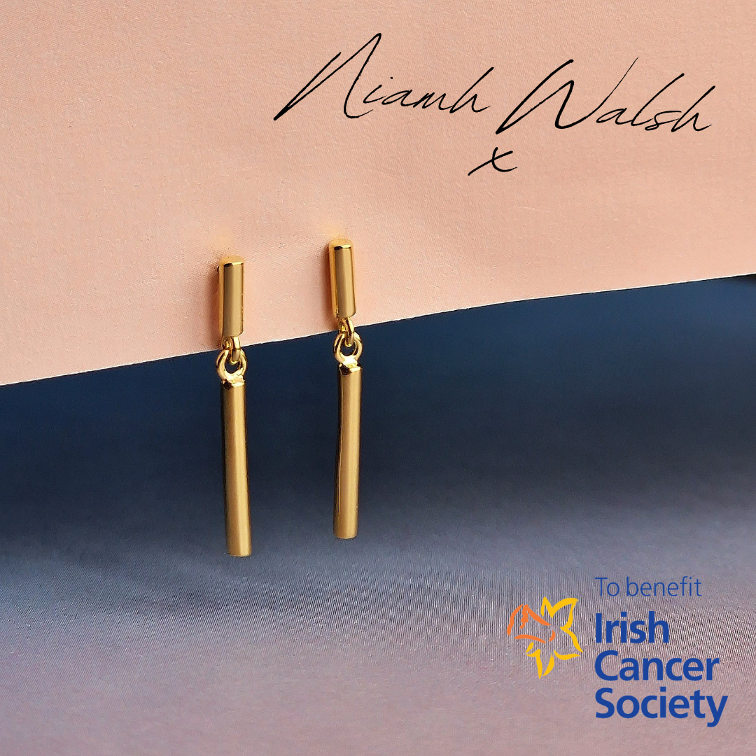Minimalist Gold Bar Stud