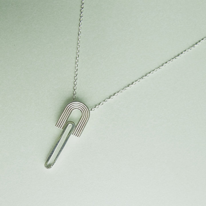 Rainbow Sterling Silver Chain Necklace - Vurchoo Ethical Jewellery